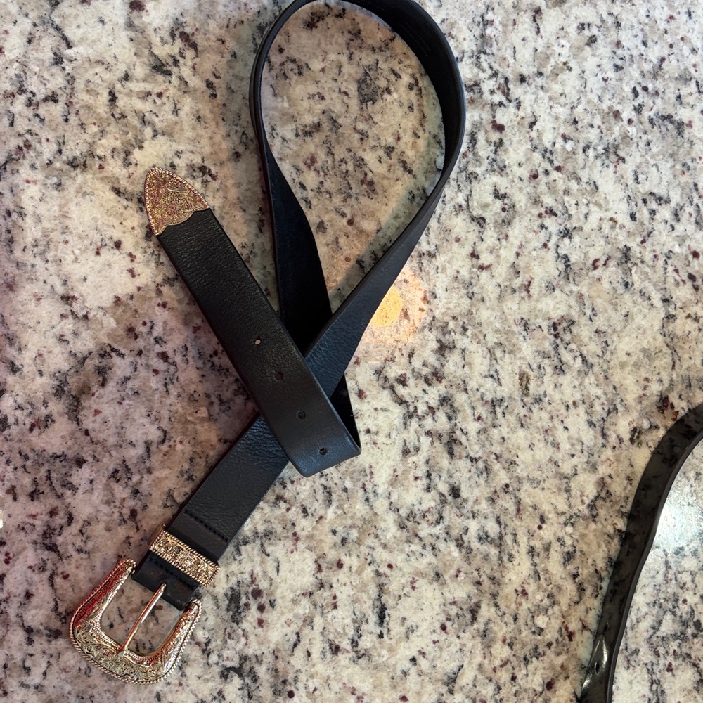 B-Low the Belt with Gold Buckle